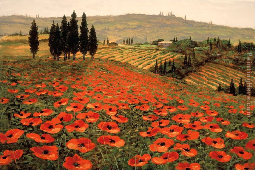 Hills of Tuscany I painting - Unknown Artist Hills of Tuscany I art painting